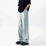 Light Blue Drape Drawstring Pants
