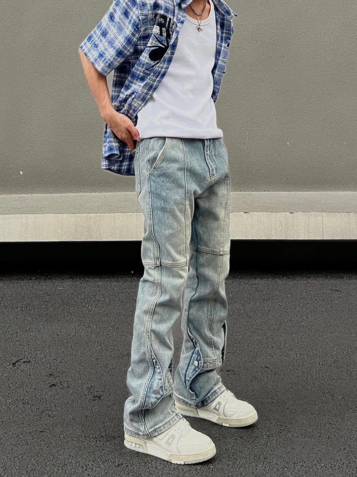 Light Blue Straight Jeans