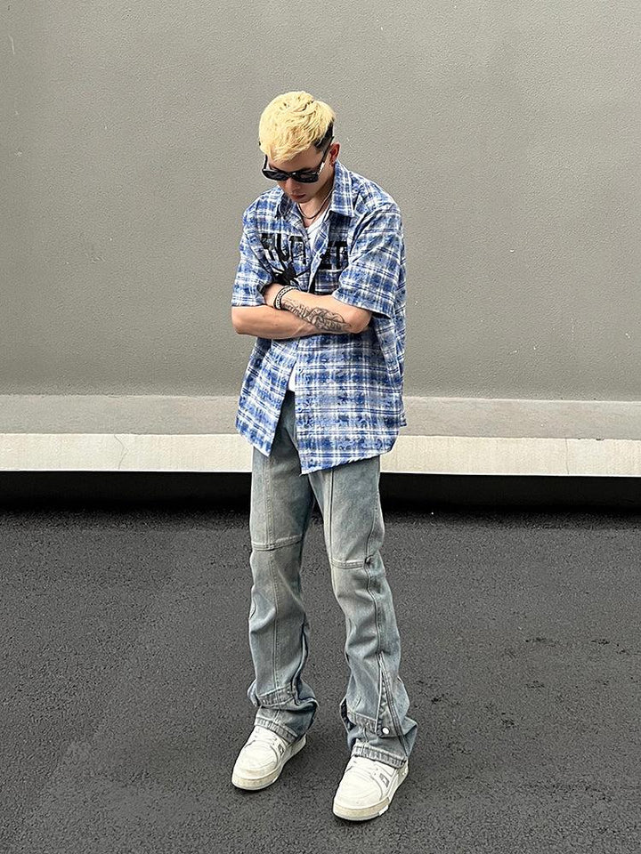 Light Blue Straight Jeans