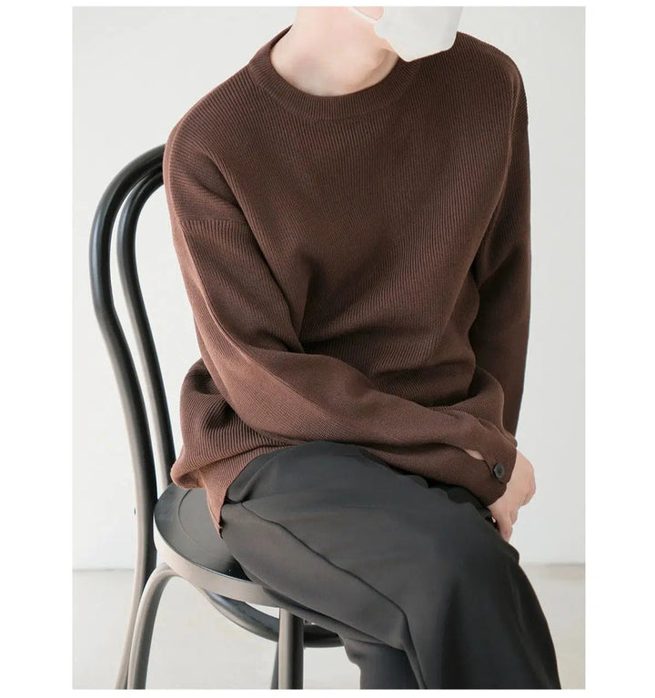 Lightweight Crew Neck Sweater