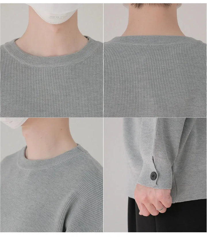 Lightweight Crew Neck Sweater