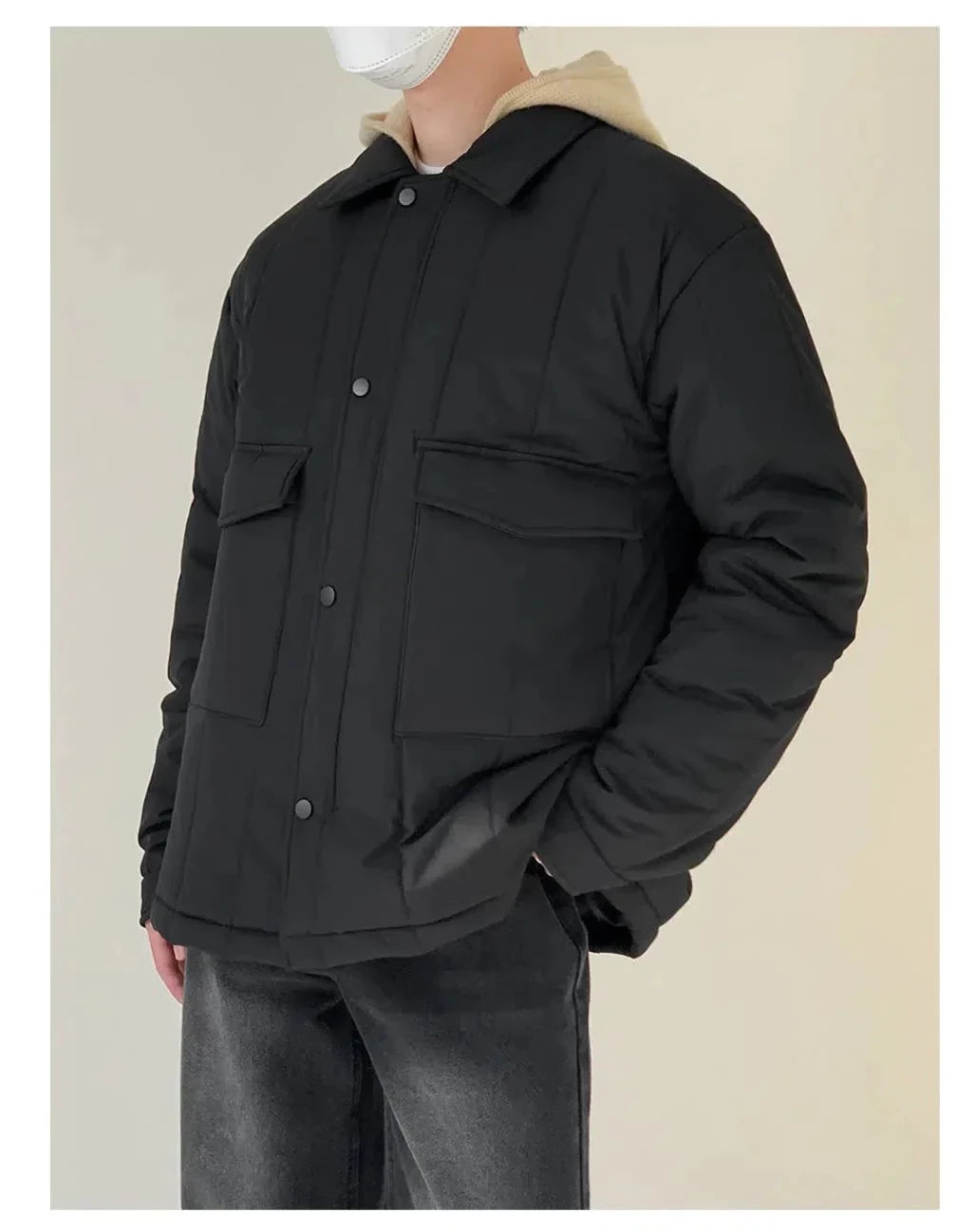 Lightweight Lapel Down Jacket