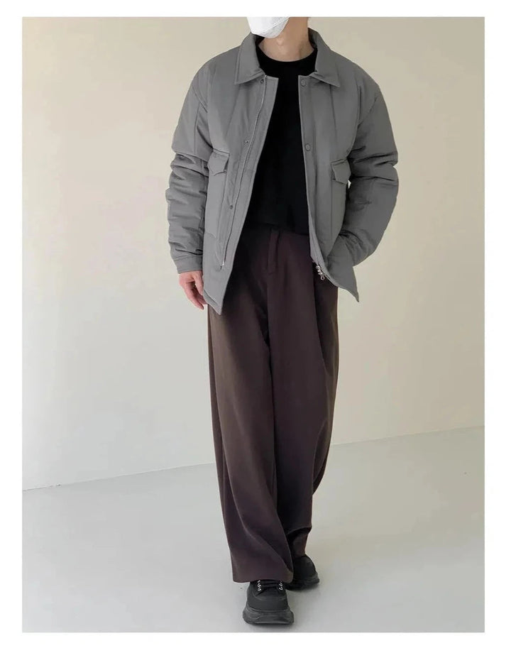 Lightweight Lapel Down Jacket