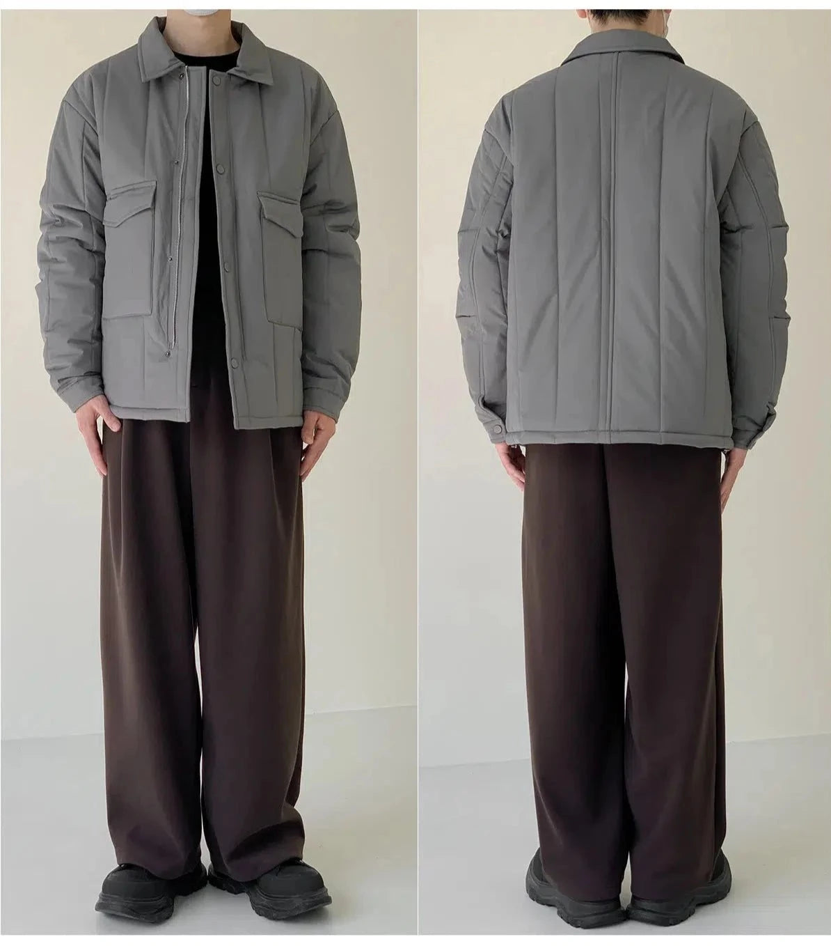 Lightweight Lapel Down Jacket