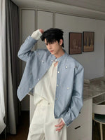 Lightweight Leather Bomber Jacket