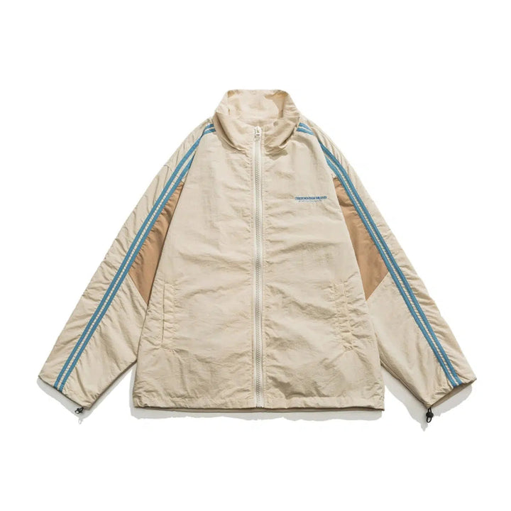 Zip Closure Lightweight Jacket