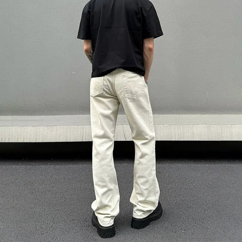 Lightweight Slim-fit Straight-leg Jeans