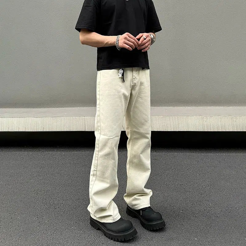 Lightweight Slim-fit Straight-leg Jeans