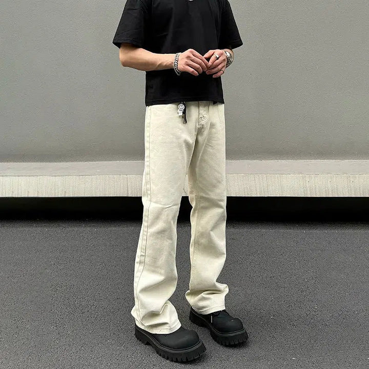 Lightweight Slim-fit Straight-leg Jeans