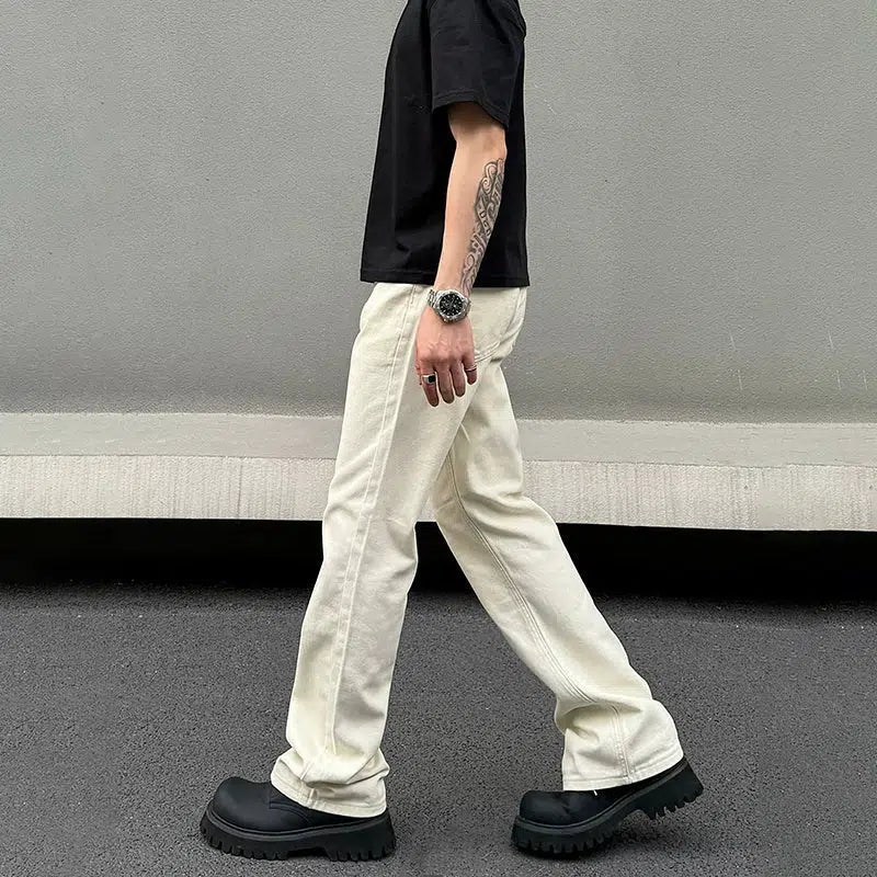Lightweight Slim-fit Straight-leg Jeans
