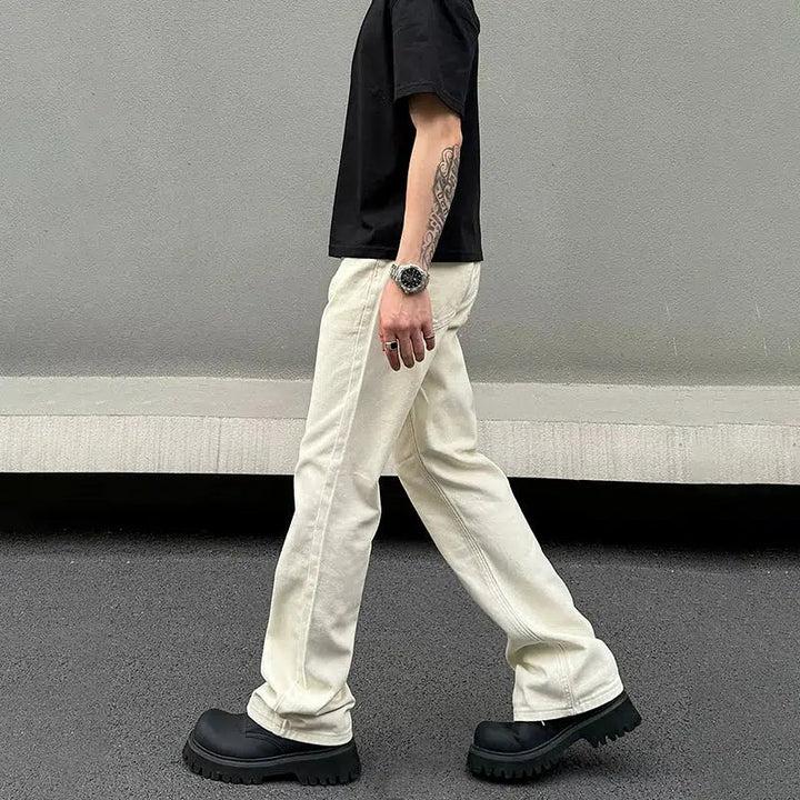 Lightweight Slim-fit Straight-leg Jeans