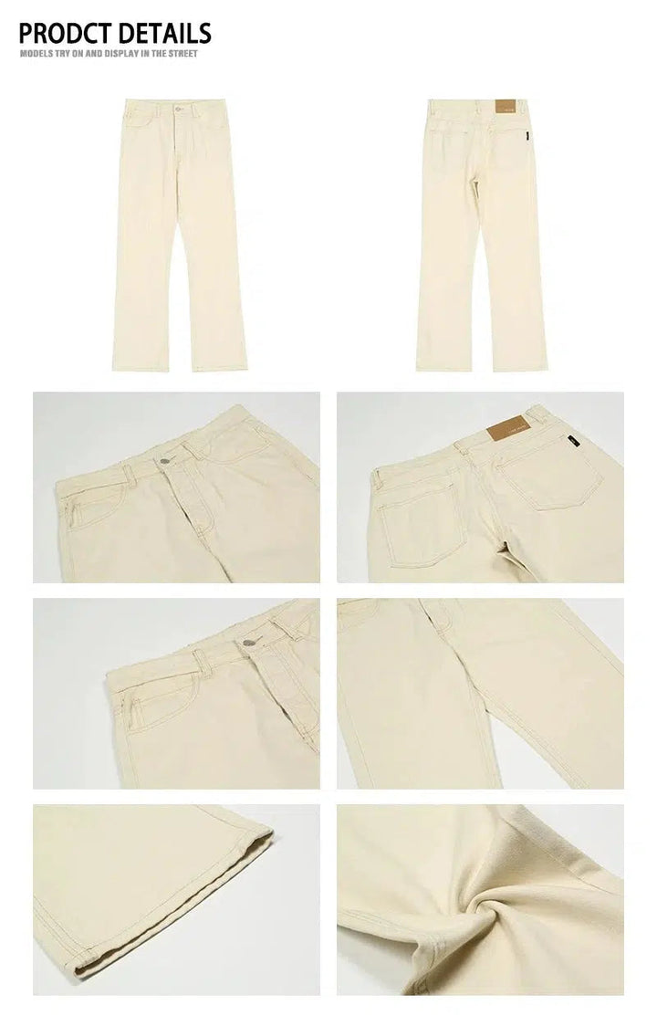 Lightweight Slim-fit Straight-leg Jeans