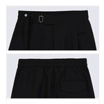 Lightweight Straight-leg Pleated Pants