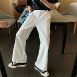 Lightweight Wide Leg Jeans