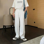 Lightweight Wide-leg Pleated Pants