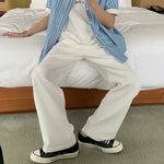 Lightweight Wide-leg Pleated Pants