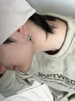 Liquid Diamond Star Earrings