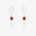 Liquid Diamond Star Earrings