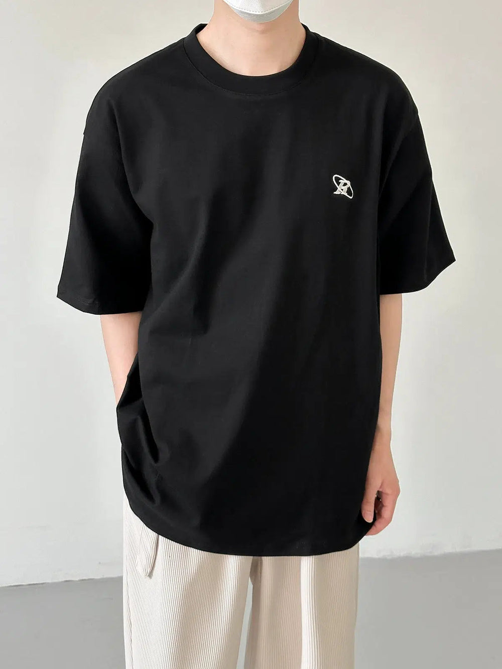 Logo Casual Short-Sleeved Top