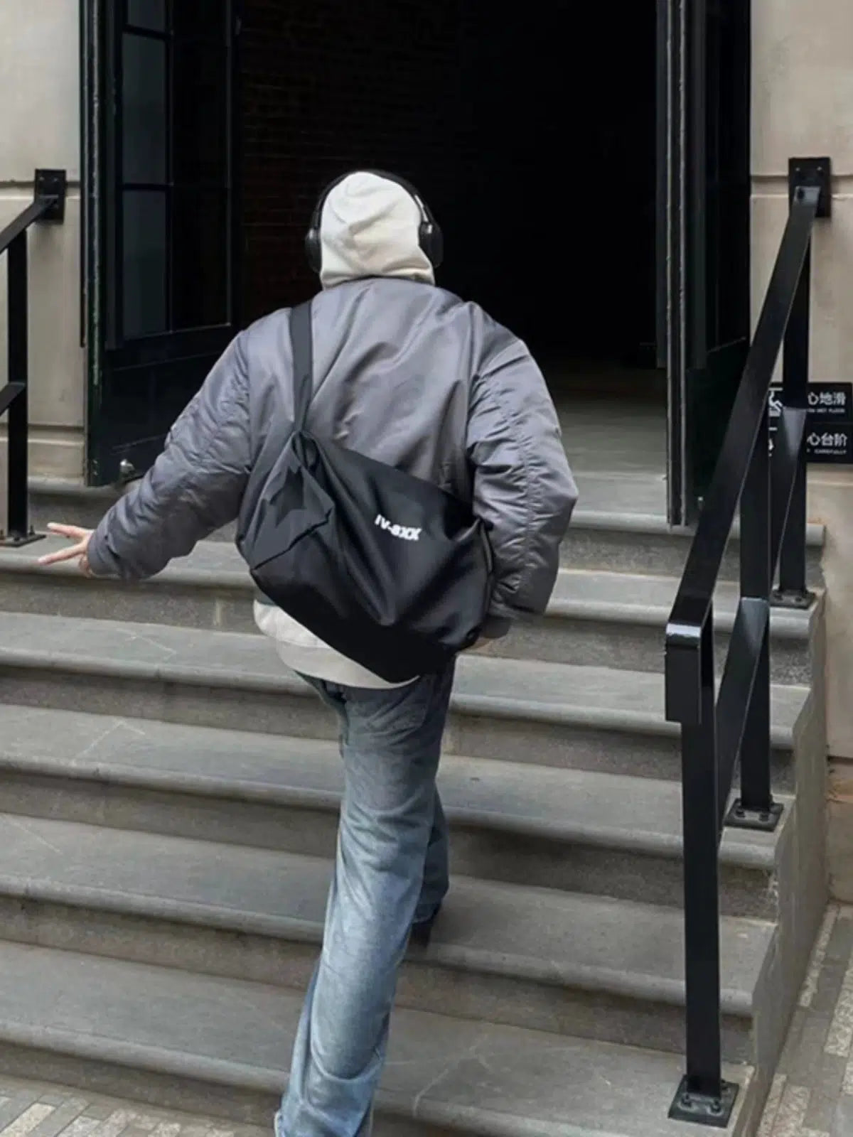 Logo Casual Shoulder Bag