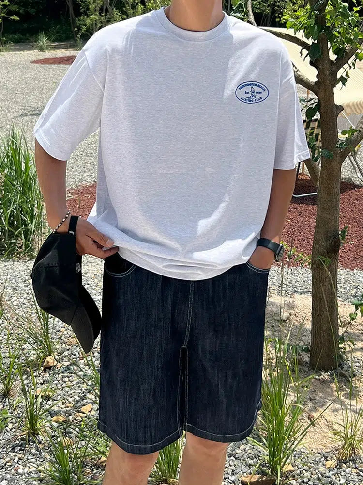 Logo Print Casual Short Sleeve T-shirt