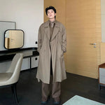 Long Belted Trench Coat