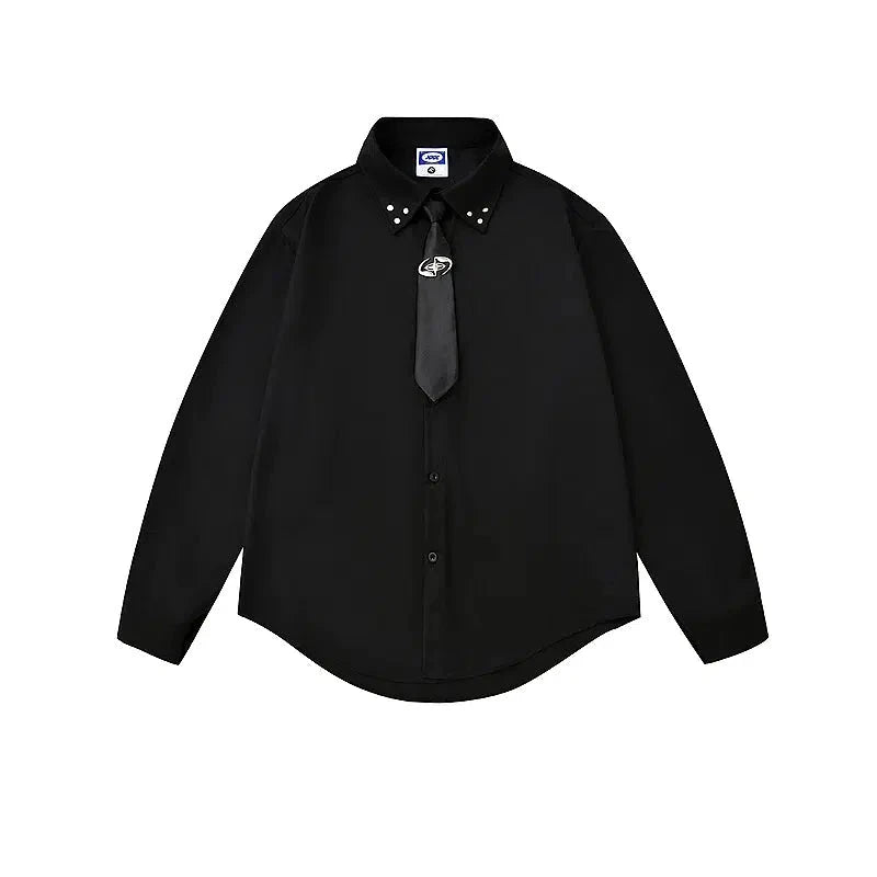 Long-Sleeve Button-Up Shirt