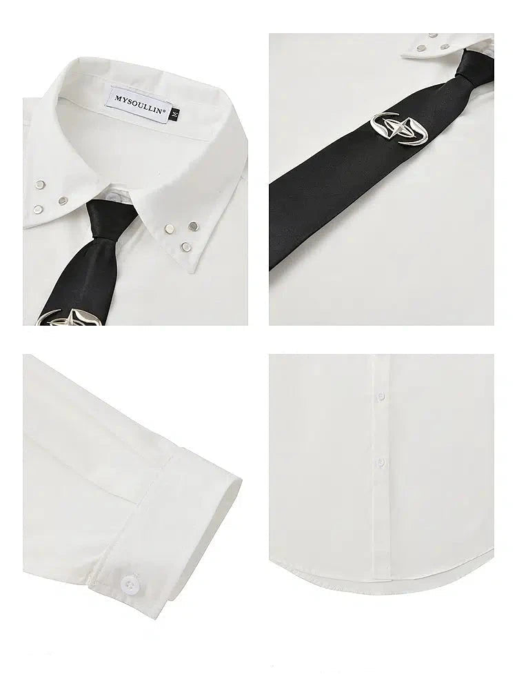 Long-Sleeve Button-Up Shirt