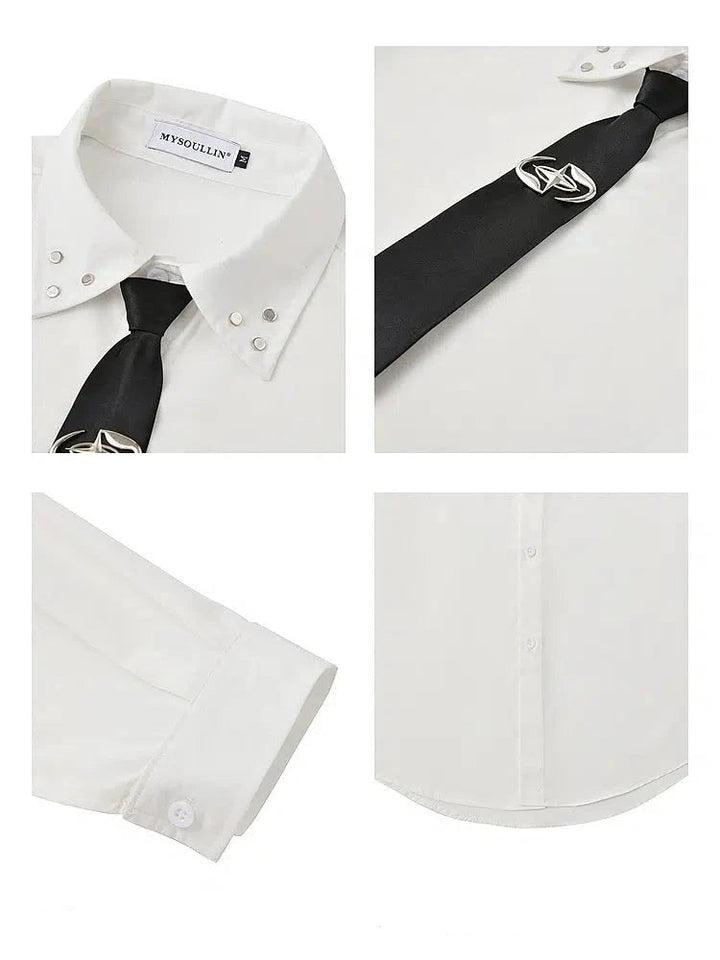 Long-Sleeve Button-Up Shirt