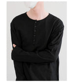 Long Sleeve Henley Shirt