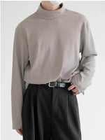 Long Sleeve Mock Neck T-Shirt