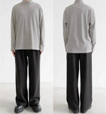 Long Sleeve Mock Neck T-Shirt