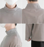 Long Sleeve Mock Neck T-Shirt