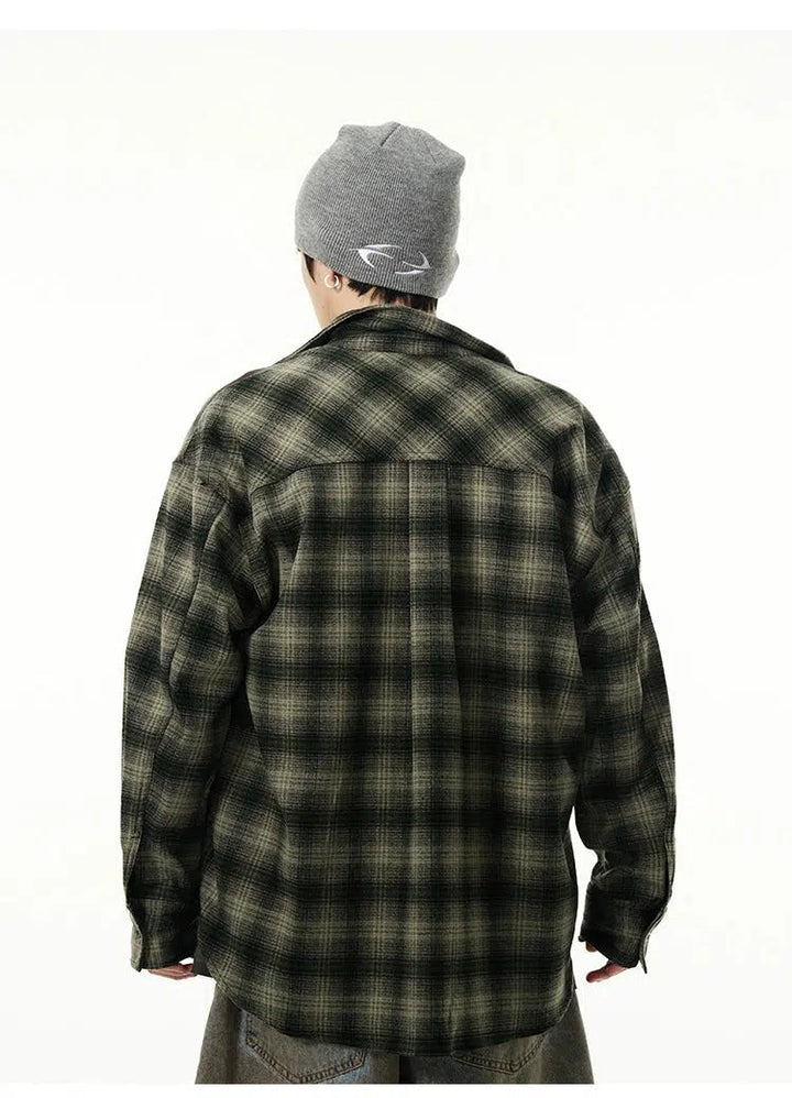 Long Sleeve Plaid Shirt