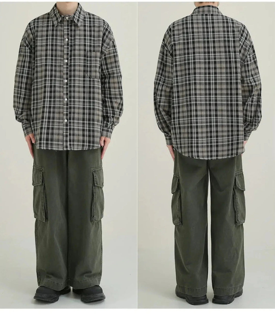 Long Sleeve Plaid Shirt