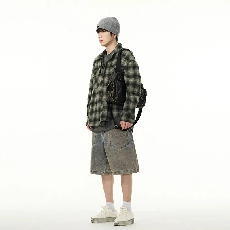 Long Sleeve Plaid Shirt
