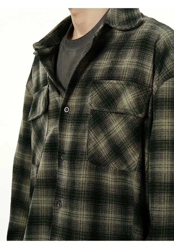 Long Sleeve Plaid Shirt