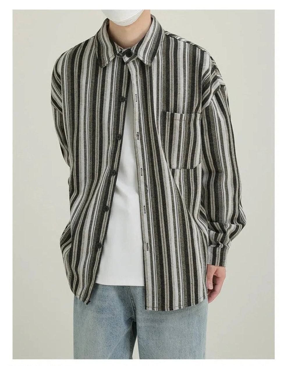 Long Sleeve Striped Shirt
