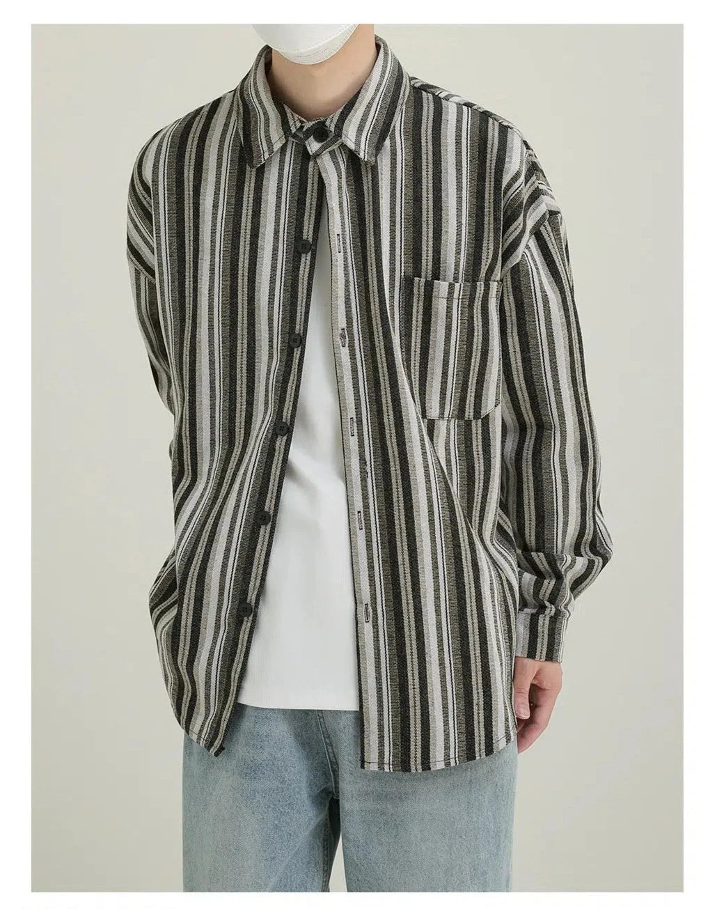 Long Sleeve Striped Shirt