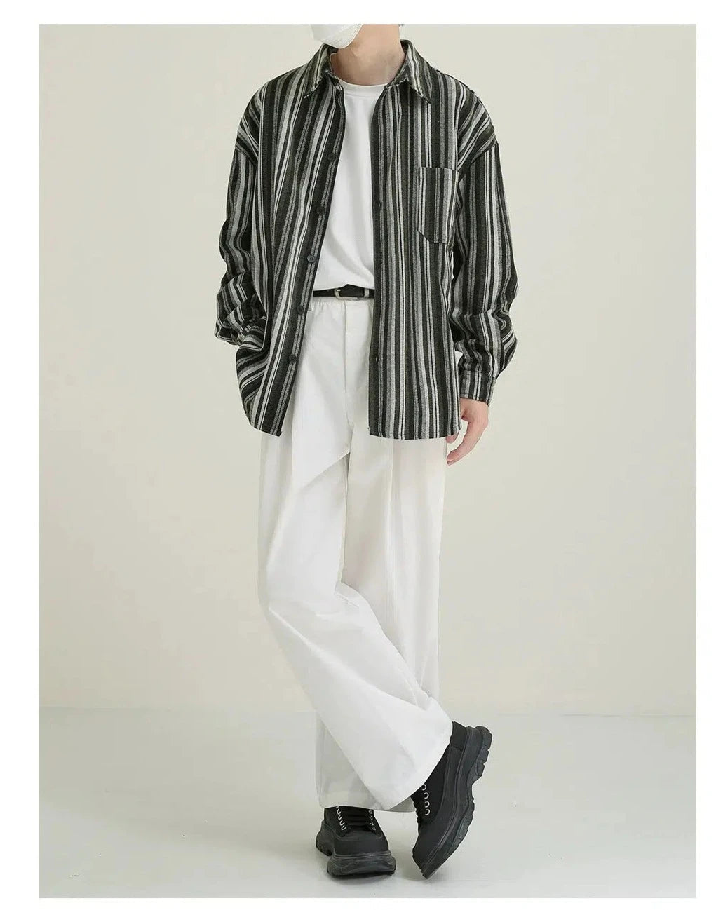 Long Sleeve Striped Shirt
