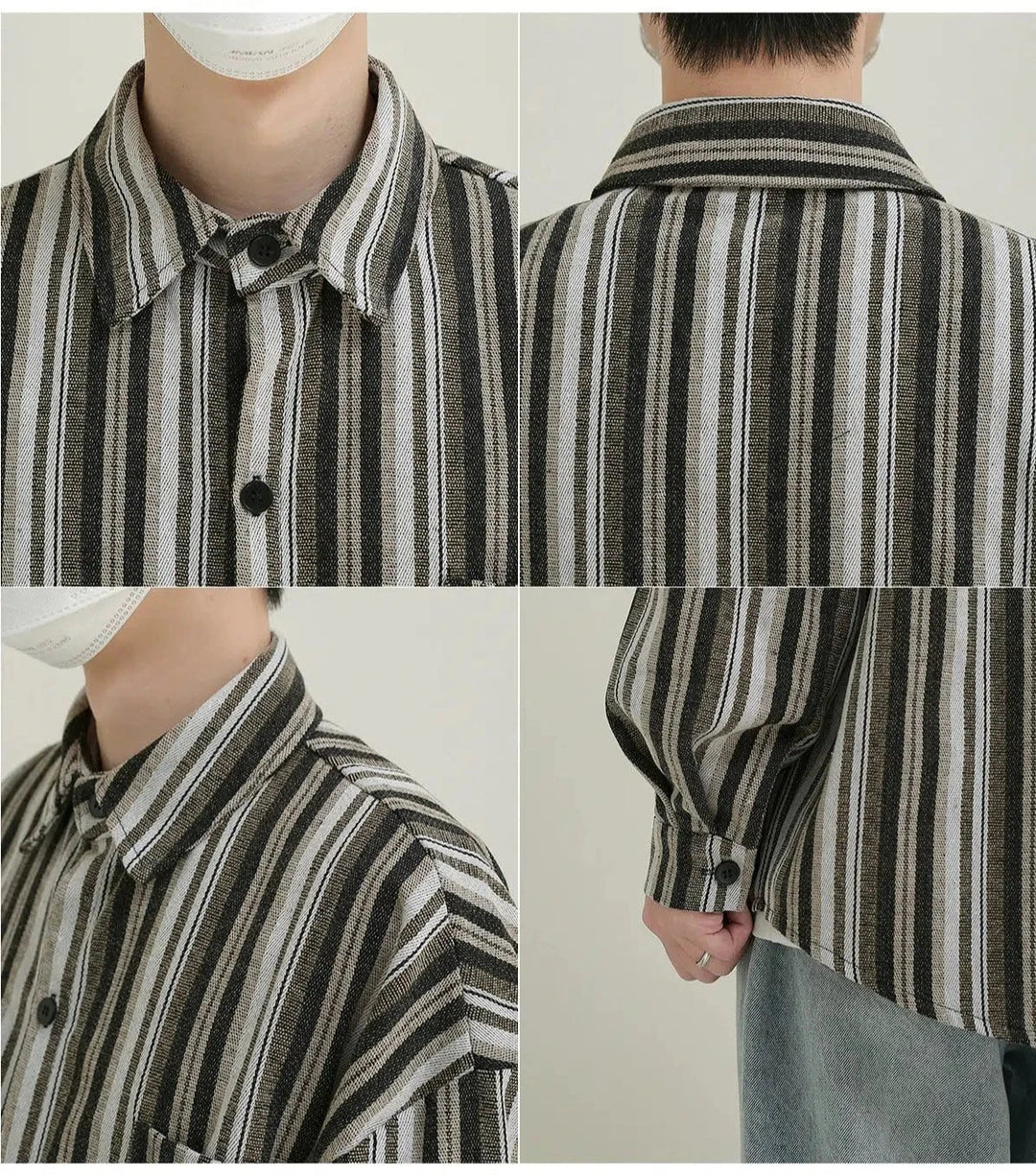 Long Sleeve Striped Shirt