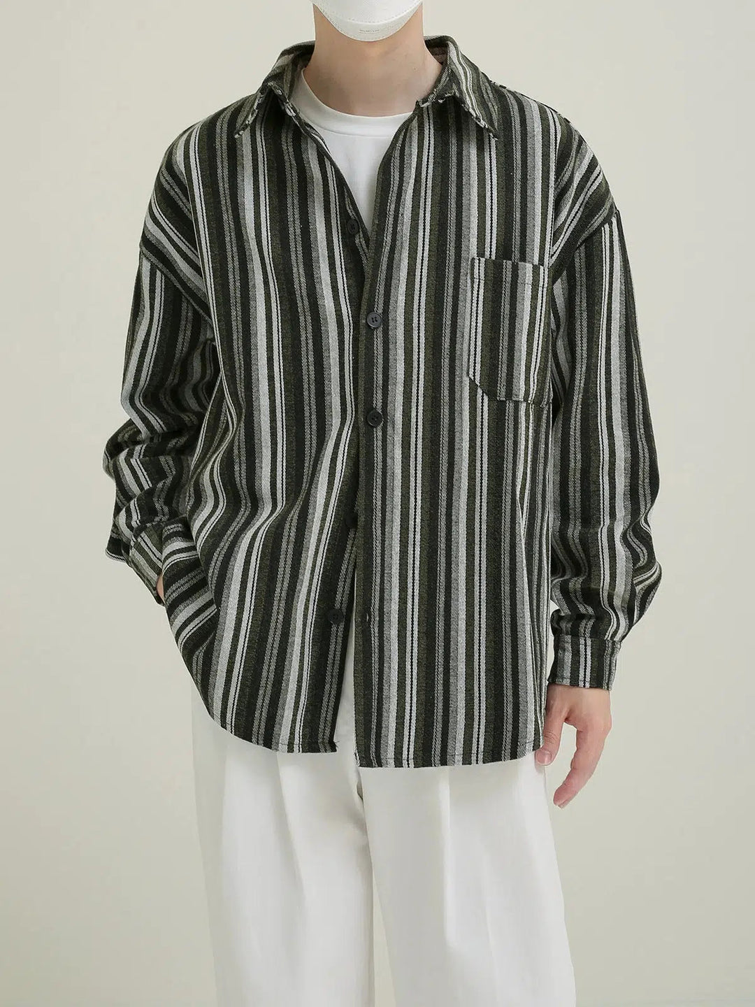 Long Sleeve Striped Shirt