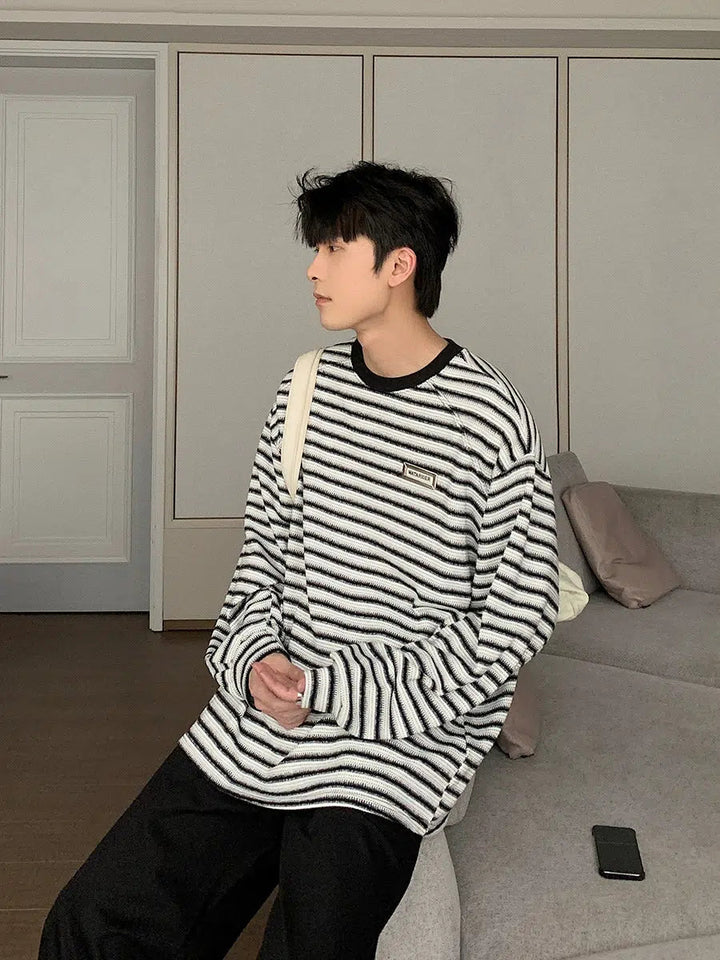 Long Sleeve Striped T-shirt