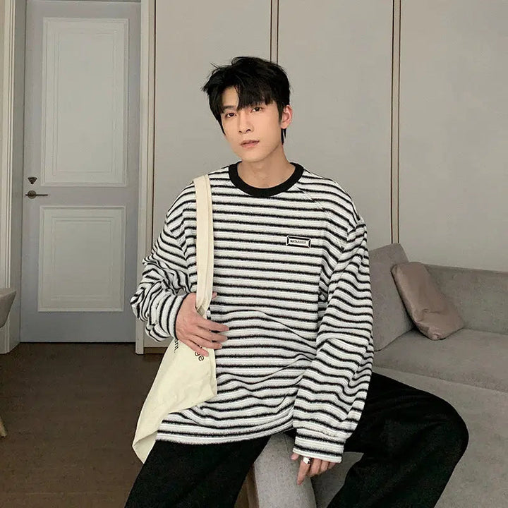 Long Sleeve Striped T-shirt