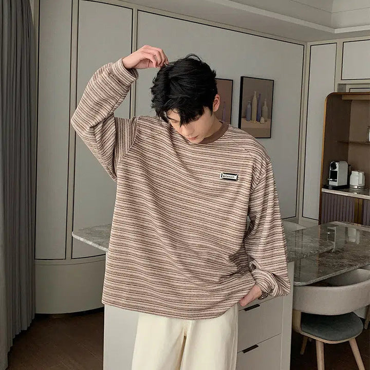 Long Sleeve Striped T-shirt