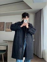 Long Windproof Medium-length Coat
