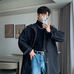 Long Windproof Medium-length Coat