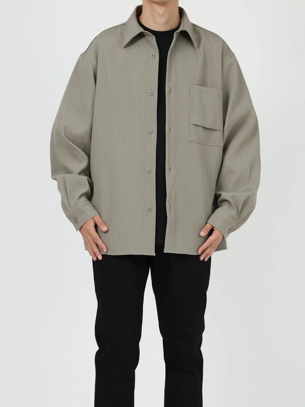 Long-sleeved Button Down Shirt