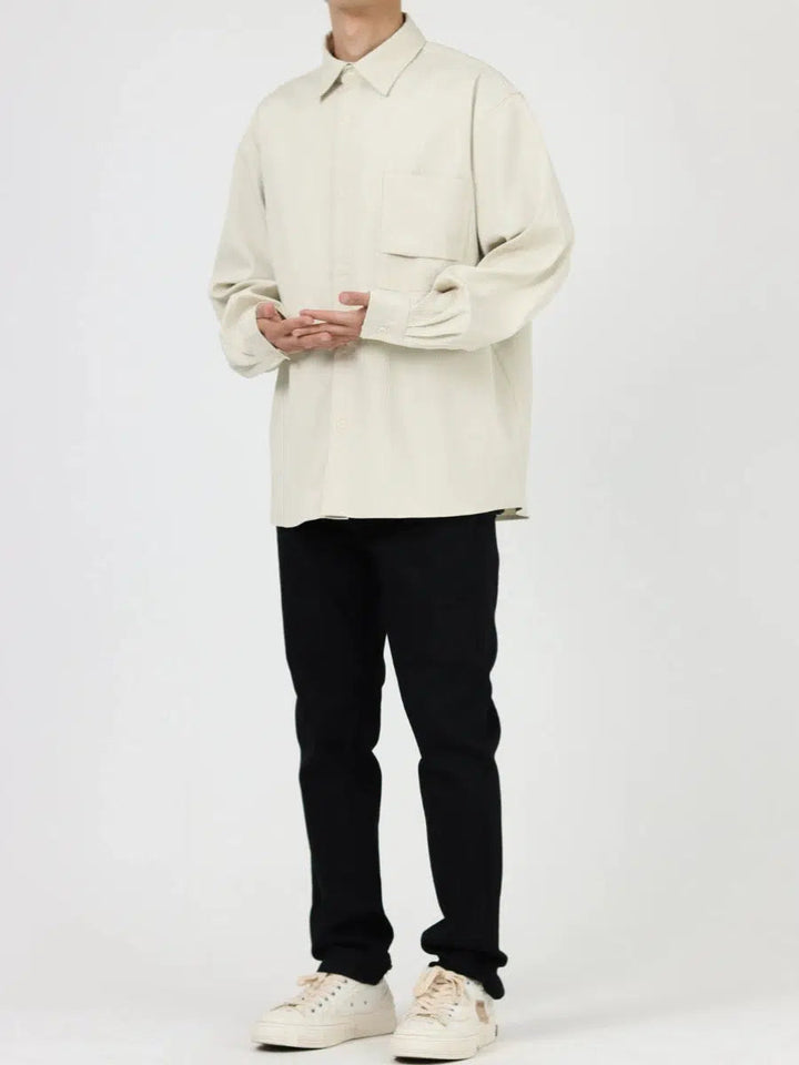 Long-sleeved Button Down Shirt