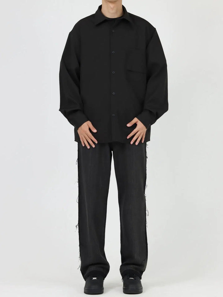 Long-sleeved Button Down Shirt